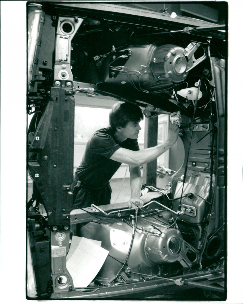 Company: Volvo Personvagnar AB - Kalmar Plant - Vintage Photograph