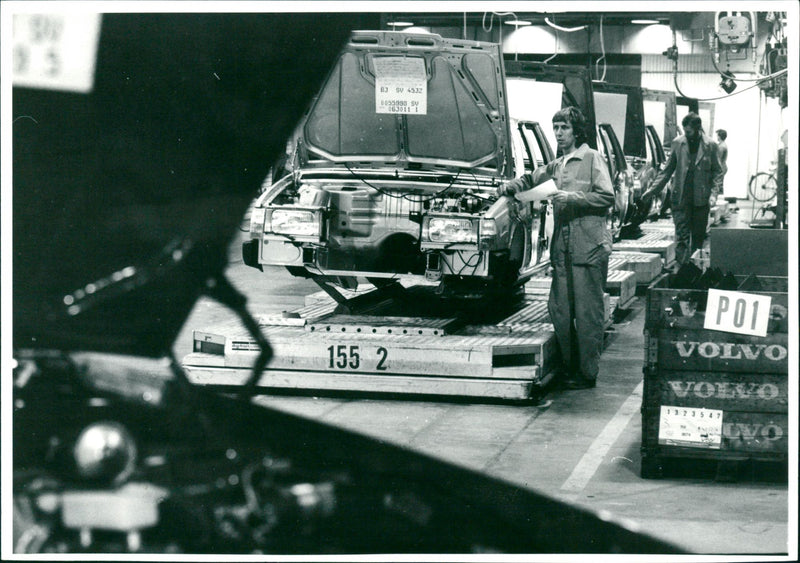 Company: Volvo Personvagnar AB - Kalmar Plant - Vintage Photograph