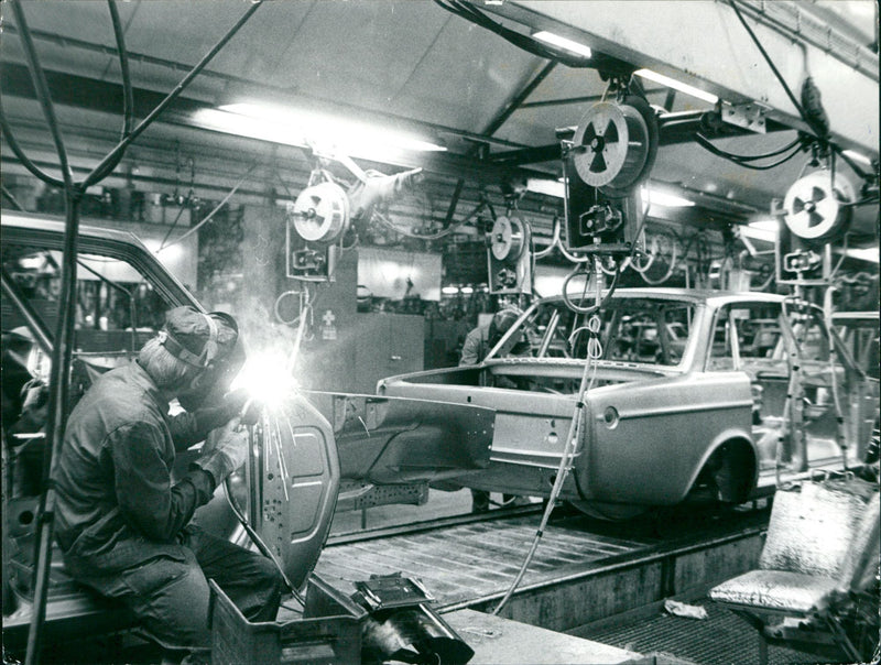 Company: Volvo Personvagnar AB - Kalmar Plant. - Vintage Photograph