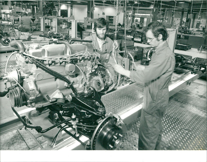 Company: Volvo Personvagnar AB - Kalmar Plant. - Vintage Photograph