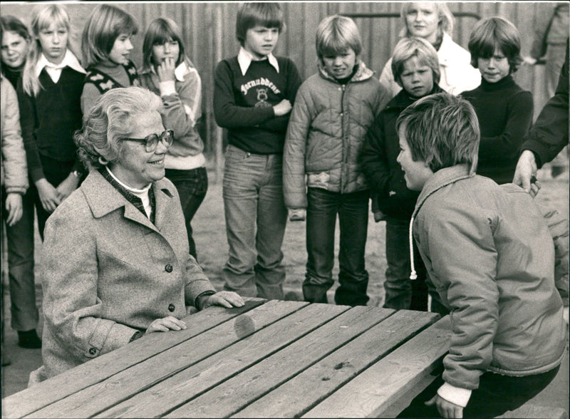 Birgit Rodhe, Politician. - Vintage Photograph