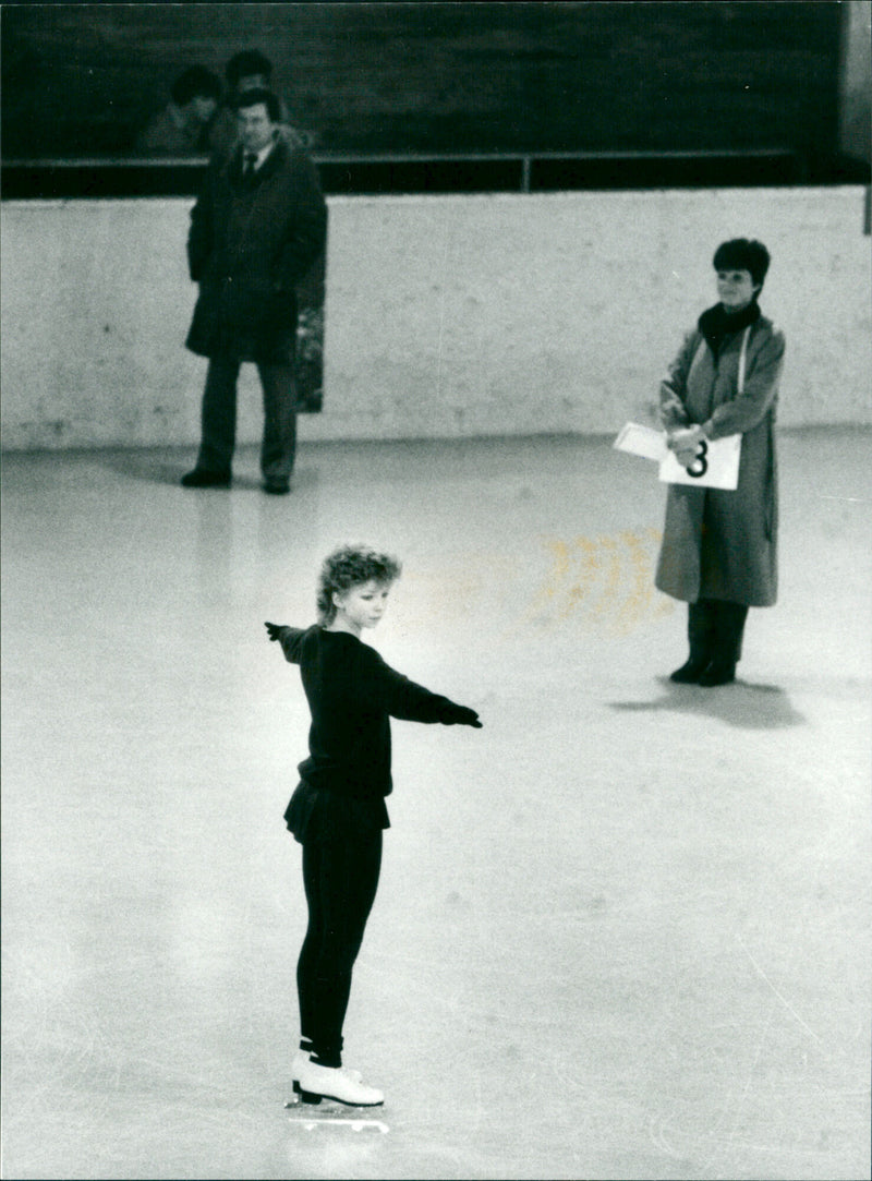 Figure skating Judge - Vintage Photograph