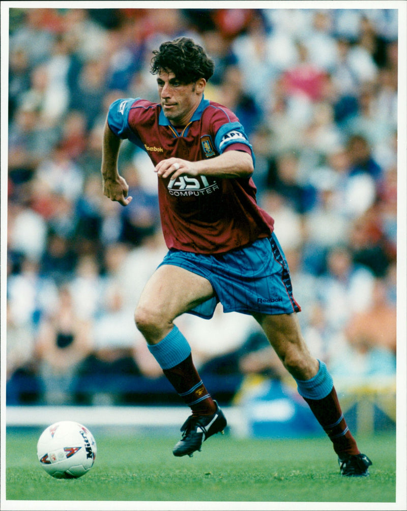 Andy Townsend Aston Villa FC - Vintage Photograph