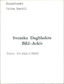 Prince Bertil (Bertil Gustaf Oskar Carl Eugen) Duke of Halland - Vintage Photograph