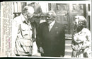 Prince Bertil (Bertil Gustaf Oskar Carl Eugen) Duke of Halland and Wife Princess Lilian Craig Met the President of Kenya, Jomo Kenyatta - Vintage Photograph