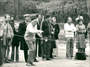 Prince Bertil (Bertil Gustaf Oskar Carl Eugen) Duke of Halland Playing Boule - Vintage Photograph
