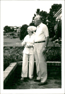 Prince Bertil (Bertil Gustaf Oskar Carl Eugen) Duke of Halland and Princess Lilian (Lilian Craig) of Sweden - Vintage Photograph