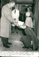 The Royal House Prince Bertil, (Bertil Gustaf Oskar Carl Eugén) Duke of Halland awarded Alice Saxby, Nurse of Edward V's hospital in London - Vintage Photograph