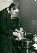 The Royal House Prince Bertil, (Bertil Gustaf Oskar Carl Eugén) Duke of Halland Cooks - Vintage Photograph