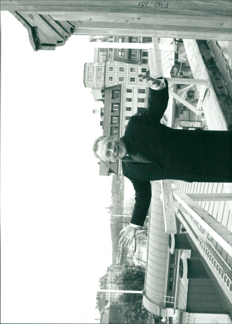 Skandia's property manager Bernt Johansson - Vintage Photograph