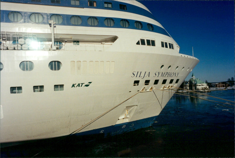 Silja Line, Silja Symphony. - Vintage Photograph