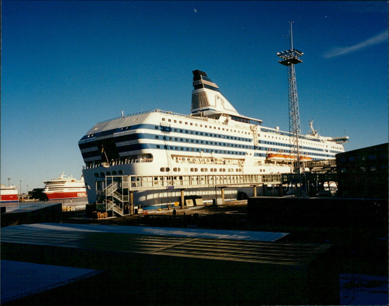 Silja Line, Silja Symphony. - Vintage Photograph