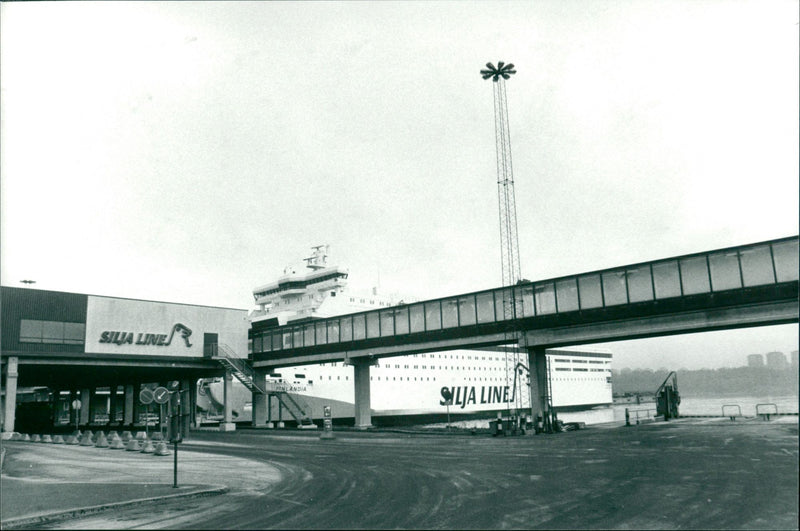 Silja Line, Vartahamnen. - Vintage Photograph