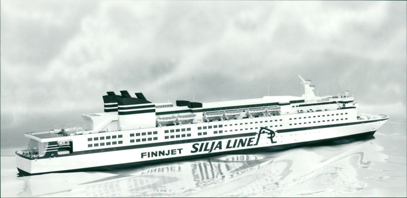 Silja Line, MS Finnjet. - Vintage Photograph