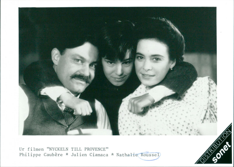 Nathalie Roussele, Julie Ciamaca and Philippe Caubere - Vintage Photograph