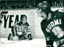 Hakan Loob, ice hockey player. - Vintage Photograph