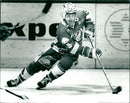 Hakan Loob, ice hockey player. - Vintage Photograph