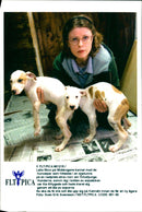 Animals, Female Puppies - Vintage Photograph