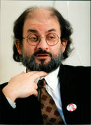 Salman Rushdie - Vintage Photograph