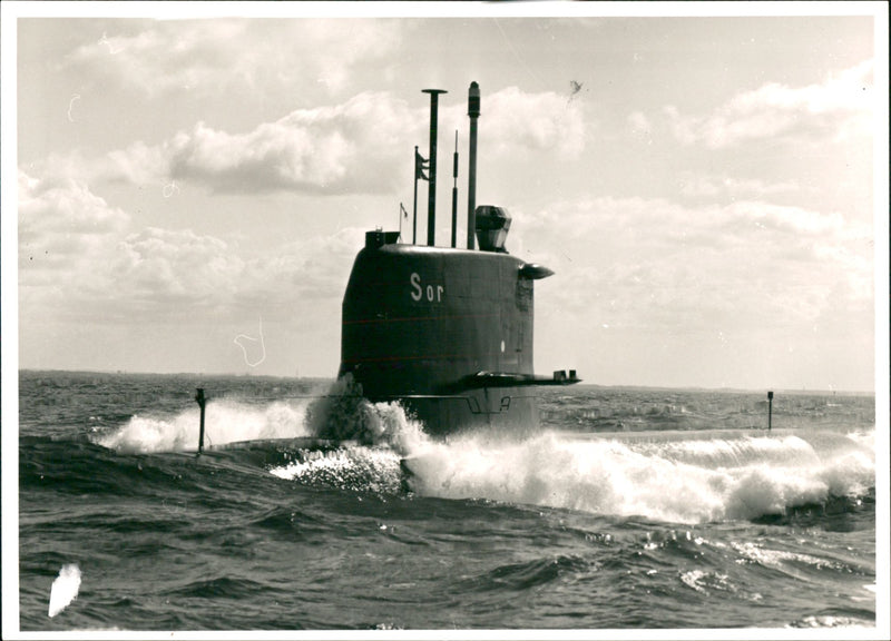 HMS Springer Submarine - Vintage Photograph