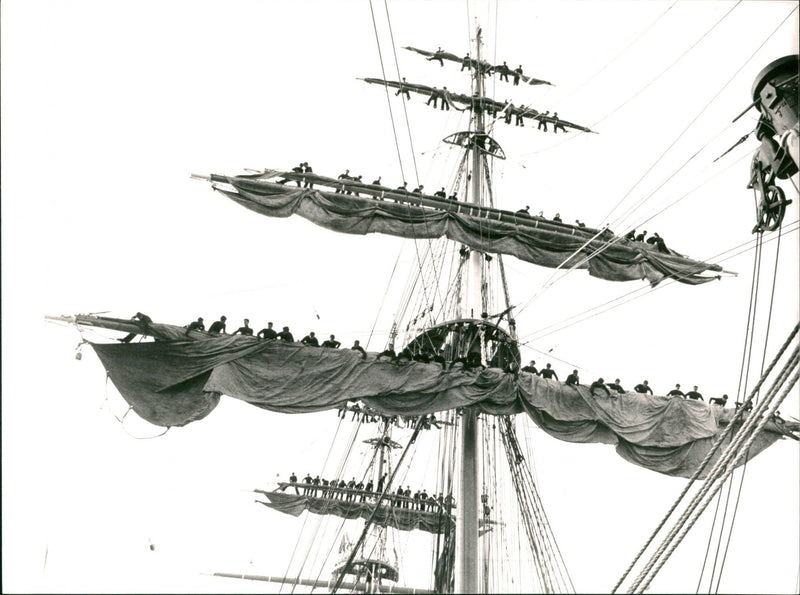 Sealing ships, Sailing Vessels - Vintage Photograph