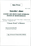 Classic Sail Boats at Mediterranean - Vintage Photograph