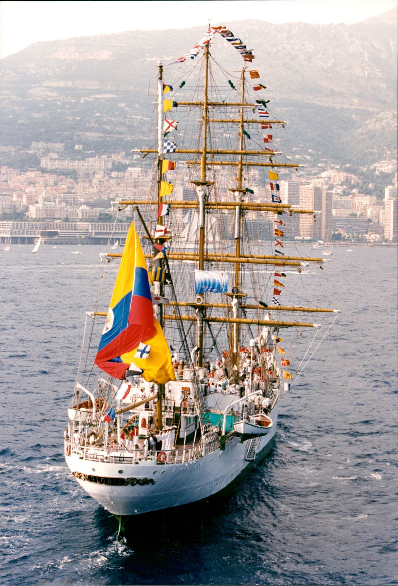 Classic Sail Boats at Mediterranean - Vintage Photograph