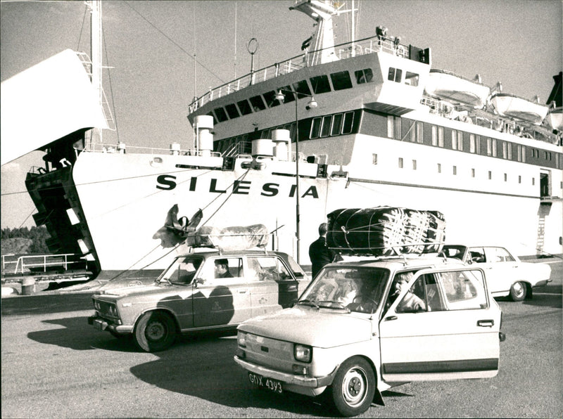 Silesia, Poland-Sweden Ship Traffic - Vintage Photograph