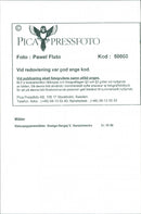 ENGLAND MARK LARGE CODE PITALBILD SWEDEN MUSIC - Vintage Photograph