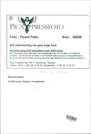 ENGLAND MARK LARGE CODE PITALBILD SWEDEN MUSIC - Vintage Photograph