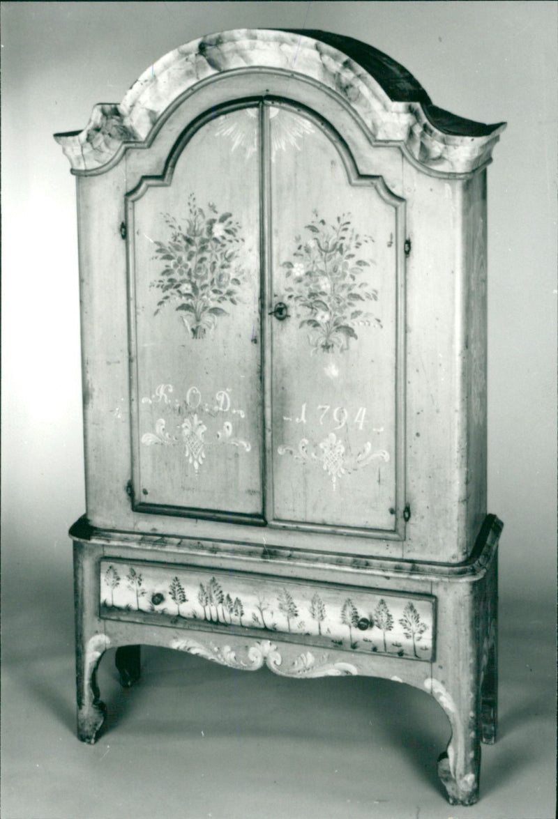 1989 HALSINGEMOBLE JOHANSSON LANDSCAPE TEL COT AND DECOATED LEIF JANSSON - Vintage Photograph