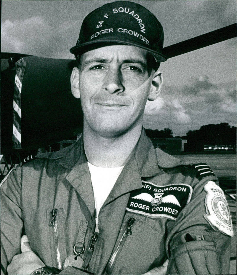 Flight Lt. Roger Crowder - Vintage Photograph