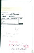 Lt. Col. Nigel De Foubert - Vintage Photograph