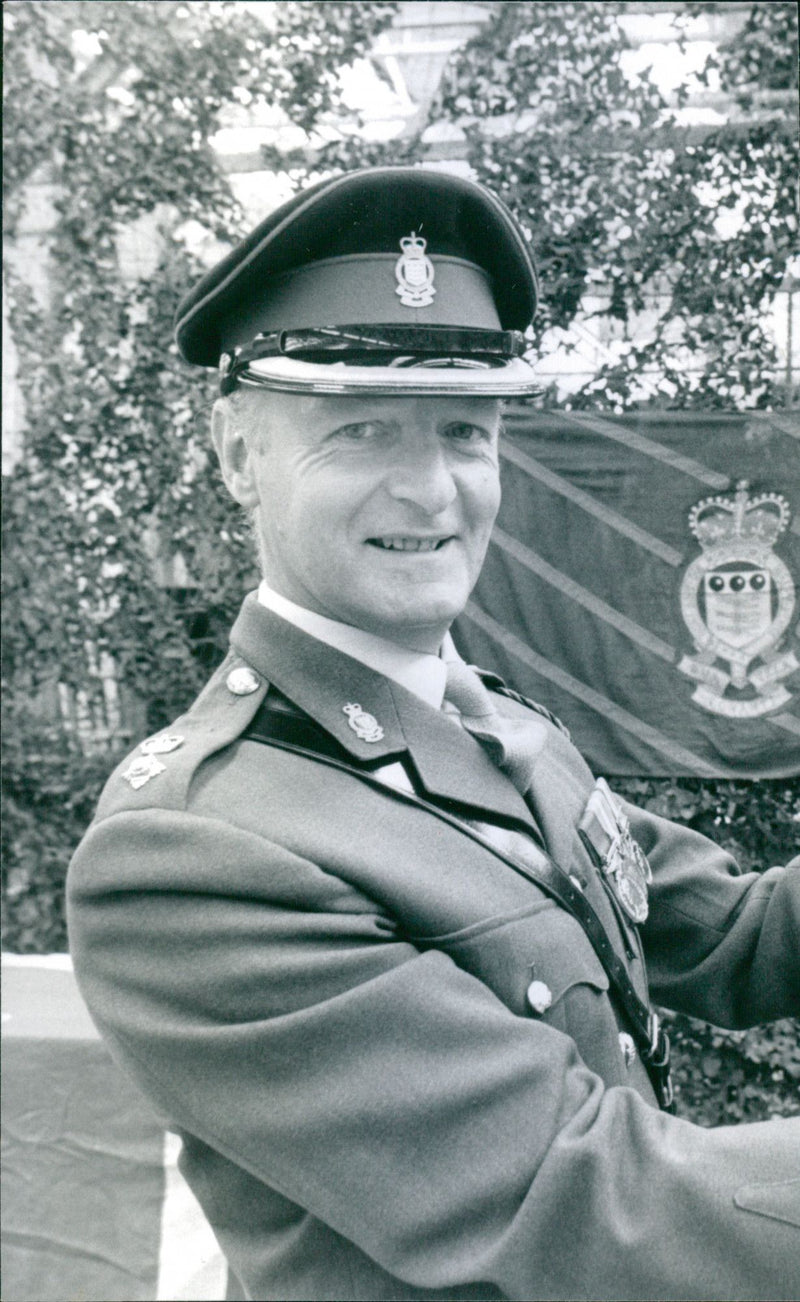 Lt. Col. Nigel De Foubert - Vintage Photograph