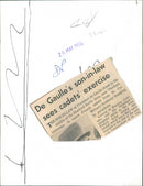 General Alain De Boissieu - Vintage Photograph