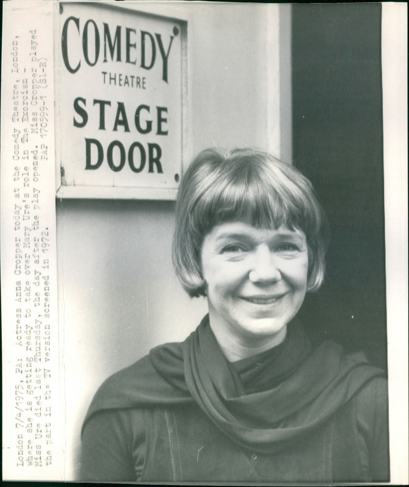 Anna Cropper - Vintage Photograph