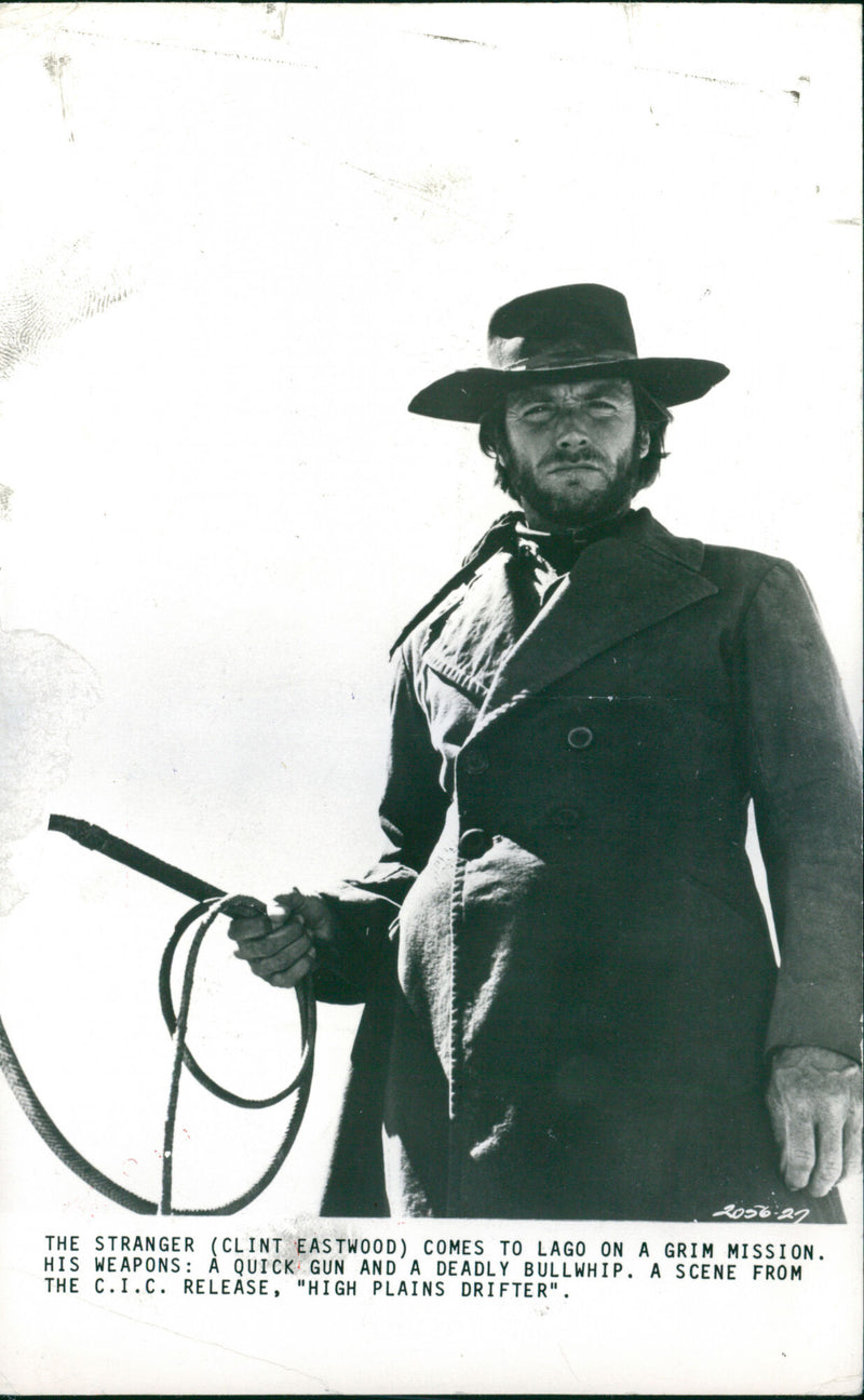 Clint Eastwood in High Plains Drifter - Vintage Photograph