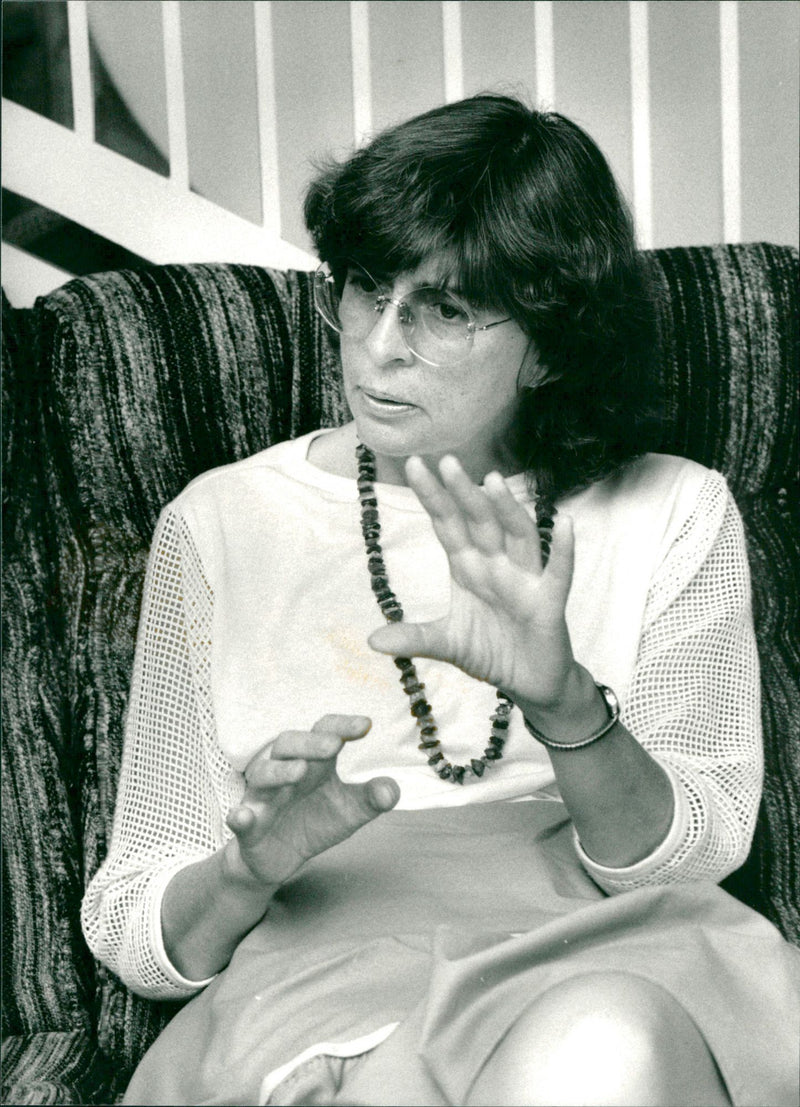 Louise Ricklander, politician. - Vintage Photograph