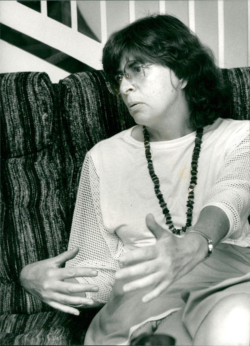 Louise Ricklander, politician. - Vintage Photograph