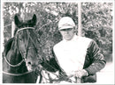 Sigward Hedman, equestrian. - Vintage Photograph