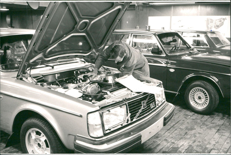 Vehicles company: Volvo Cars - Vintage Photograph