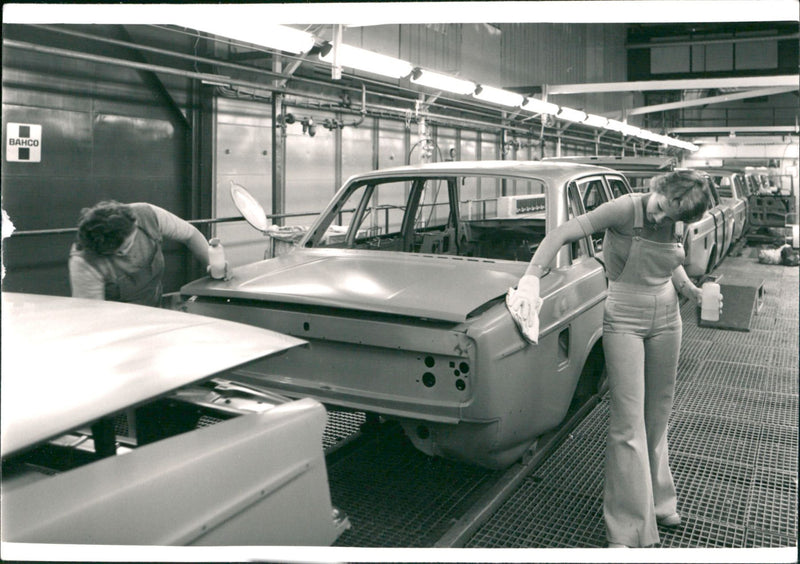 Vehicles company: Volvo Cars - Vintage Photograph