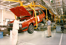 Volkswagen vehicle assembly plant - Vintage Photograph
