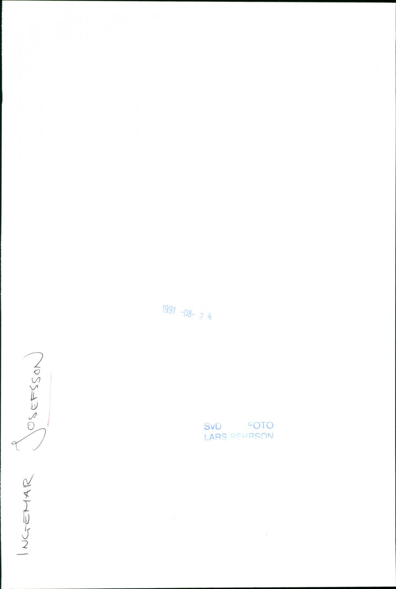 Ingemar Josefsson, politician - Vintage Photograph