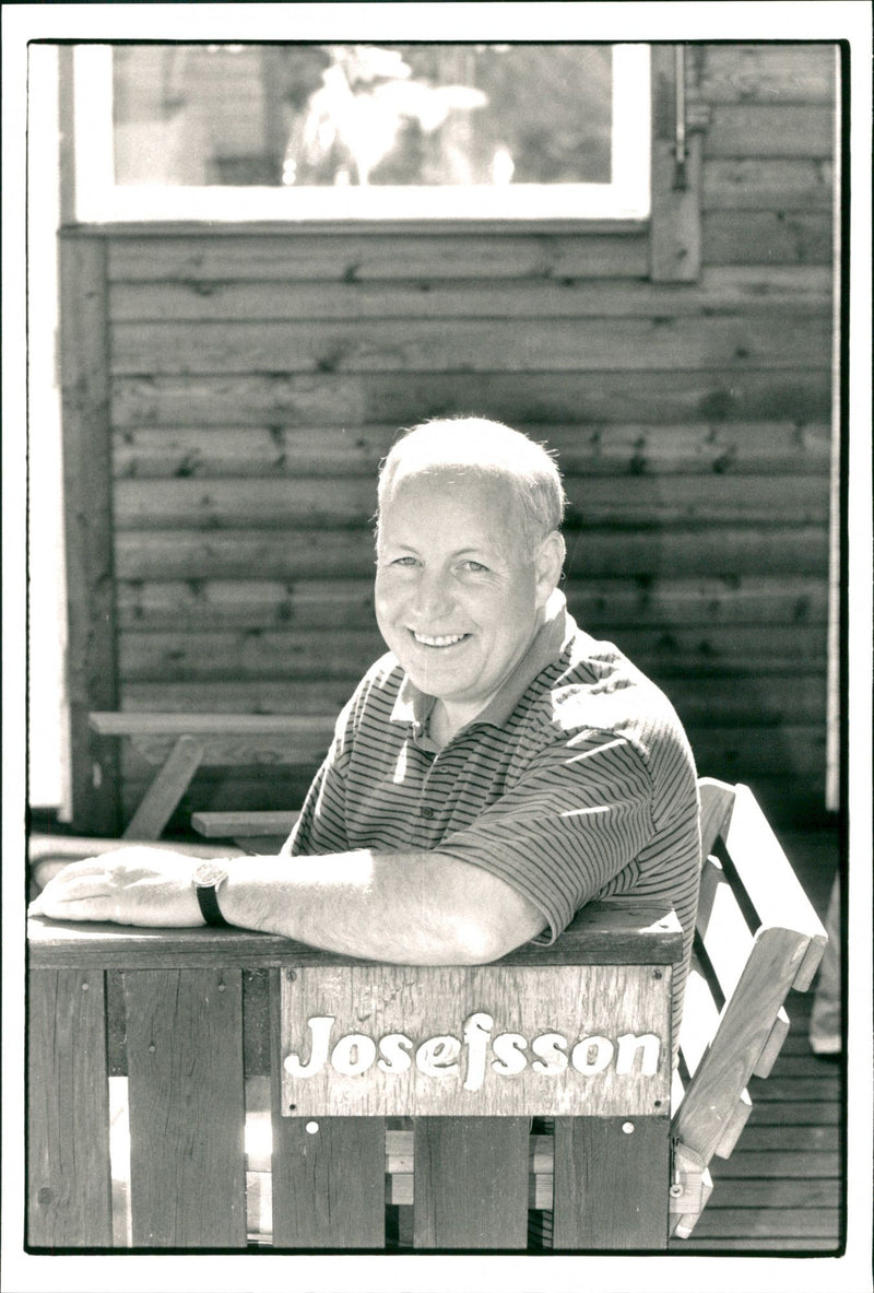 Ingemar Josefsson, politician - Vintage Photograph