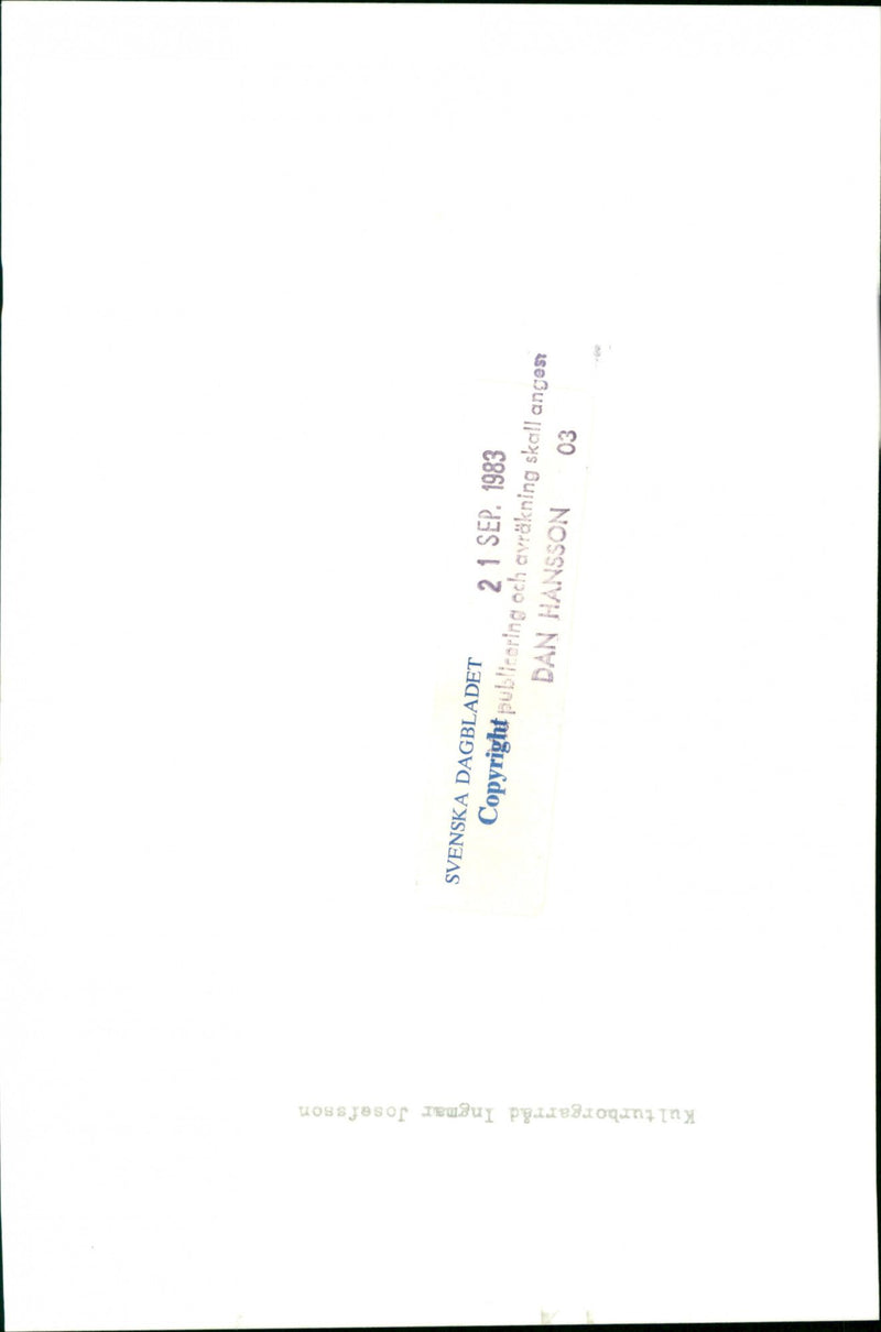 Ingemar Josefsson, politician - Vintage Photograph