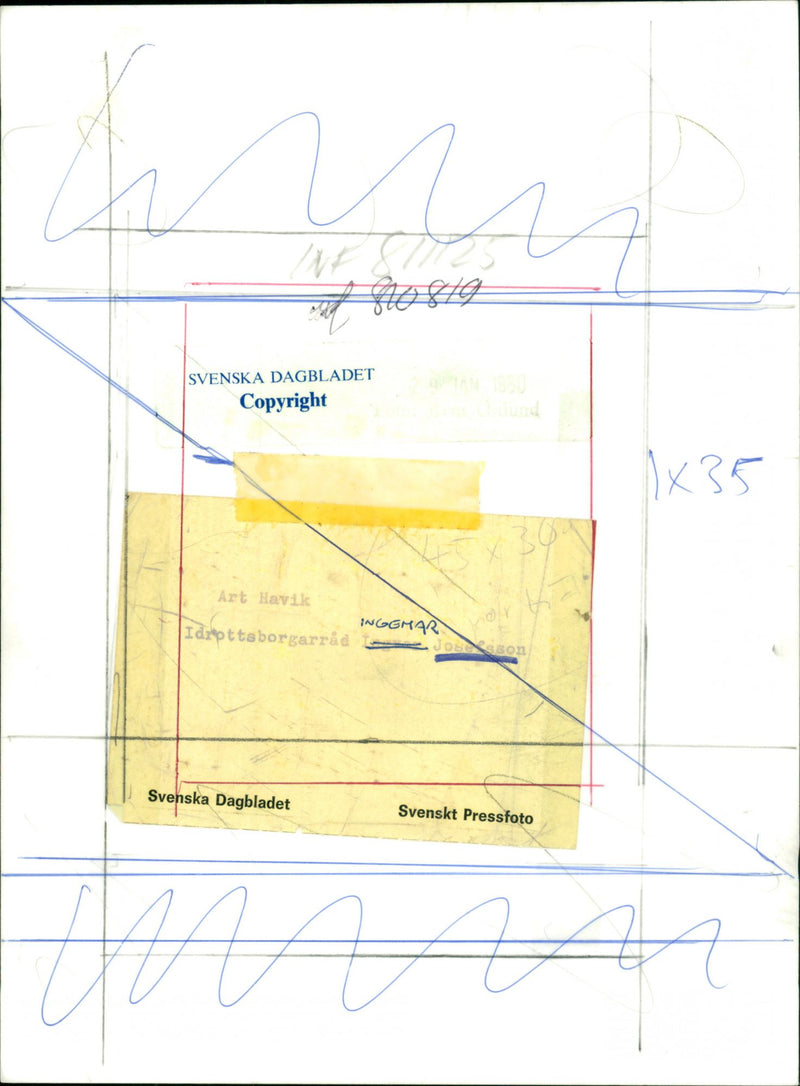 Ingemar Josefsson, politician - Vintage Photograph