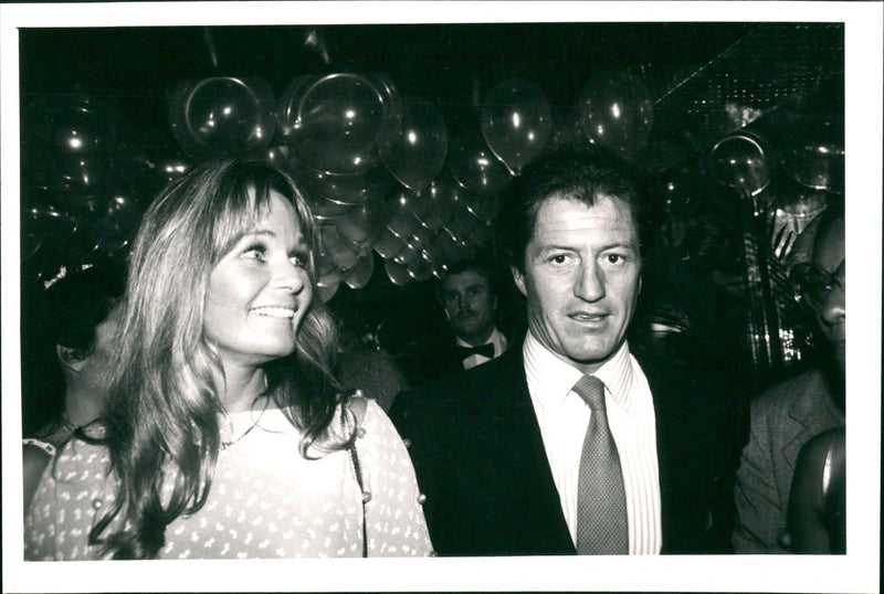 Philippe Junot and Valerie Perrine. - Vintage Photograph