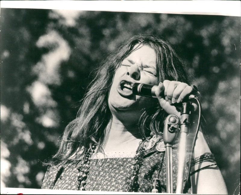 Janis Joplin - Vintage Photograph