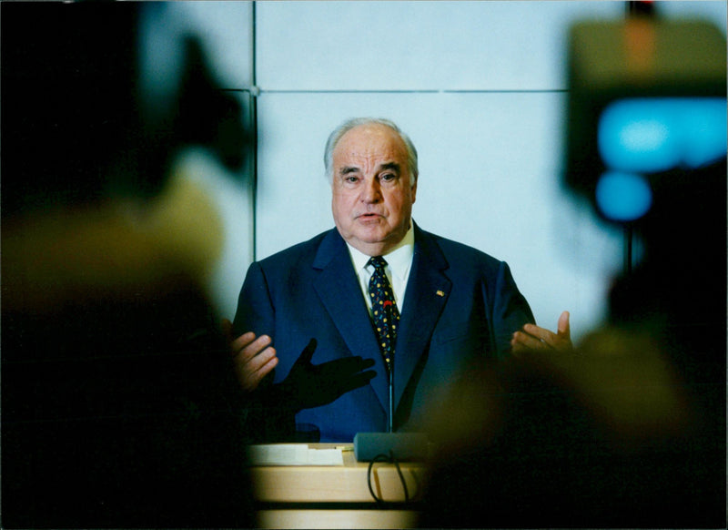 Helmut Kohl - Vintage Photograph